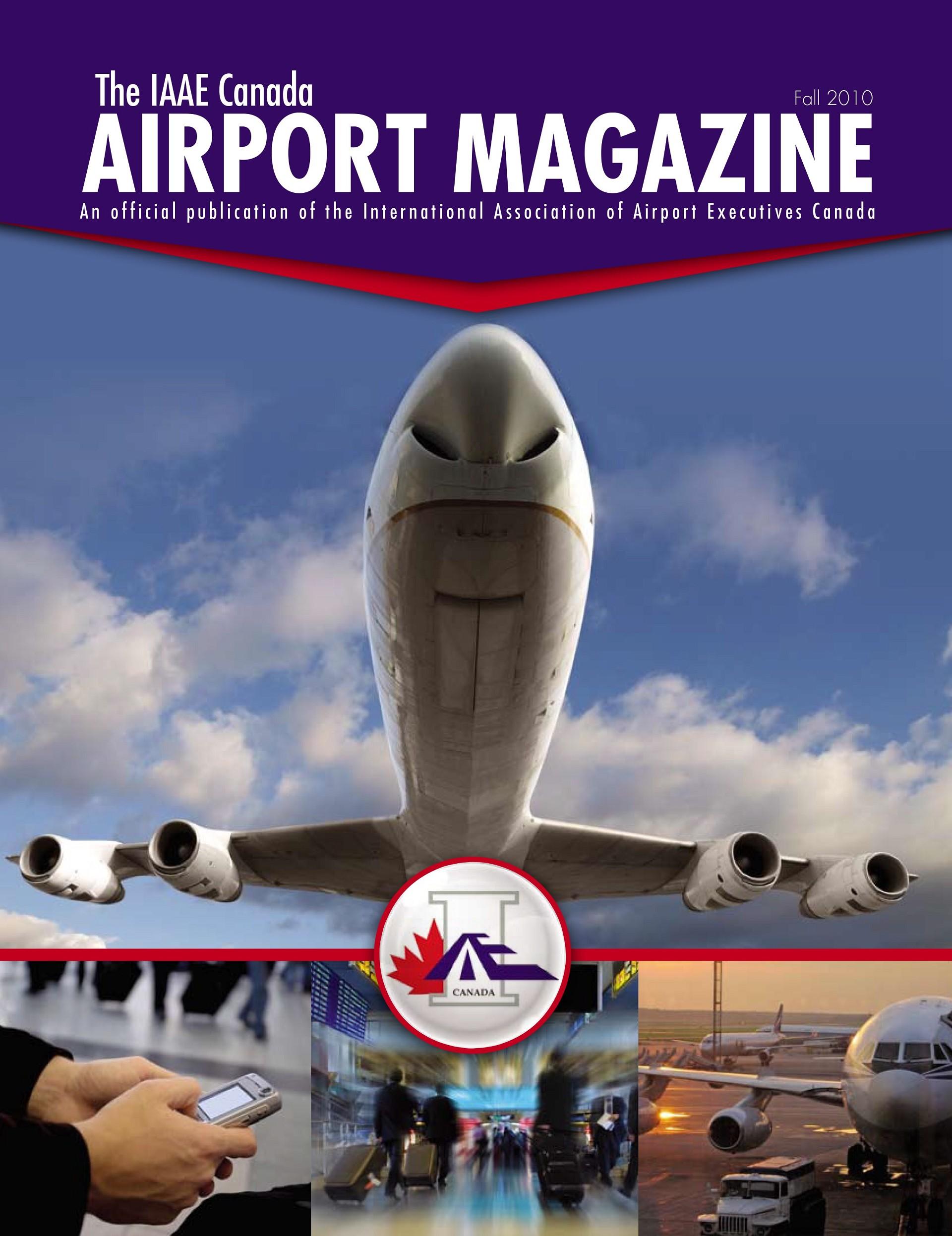 fall 2010, airport magazine cover
