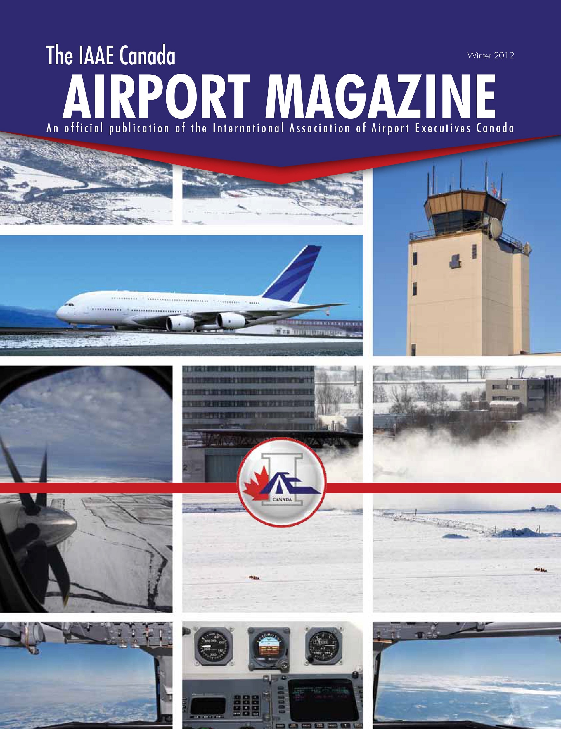 winter 2012, airport magazine cover
